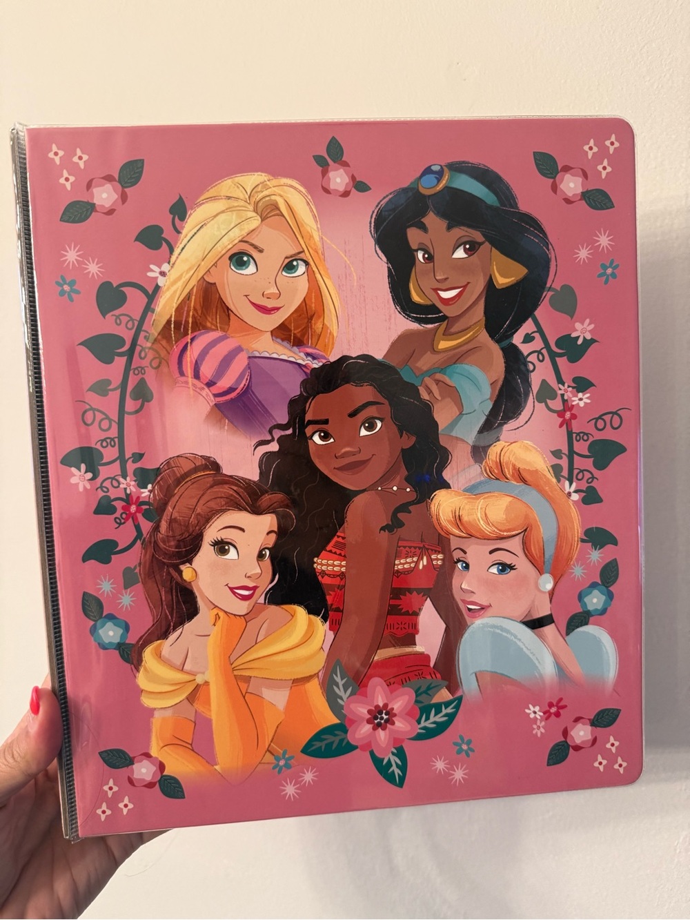 Disney Princess It's A Good Day to be Happy 3-Ring Binder, 1" Brand New